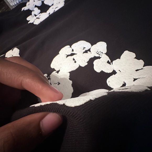 Denim Tears Cotton Wreath Black hoodie - Picture 7 of 9